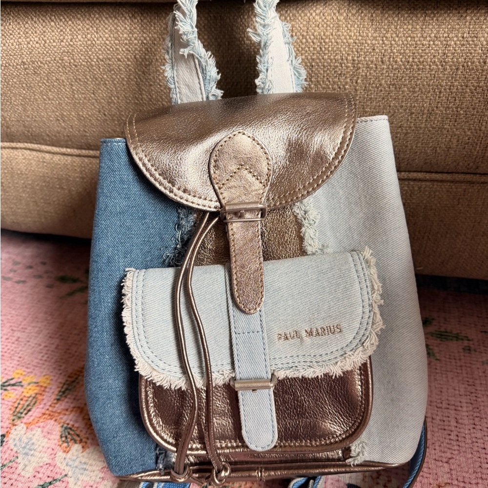 Paul Marius LEBAROUDEUR - DENIM / STEEL Backpack